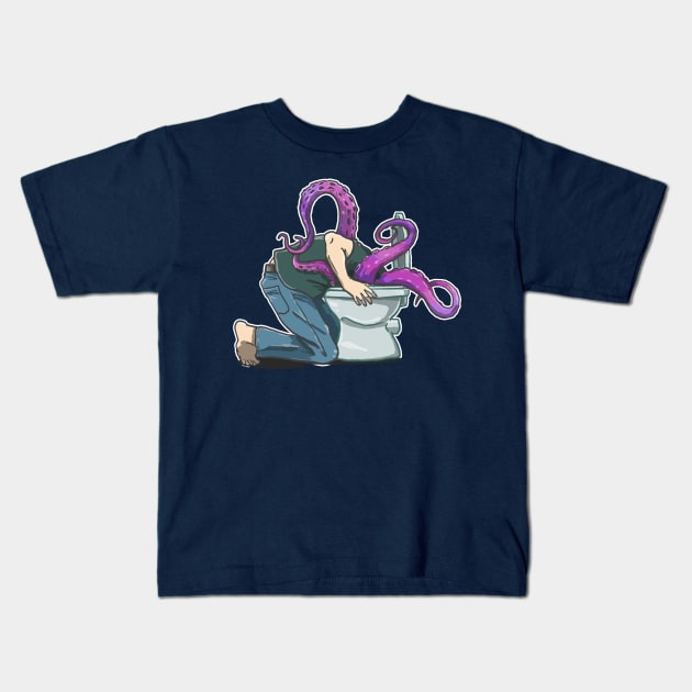 Bar Crawl of Cthulu Kids T-Shirt by Rackham